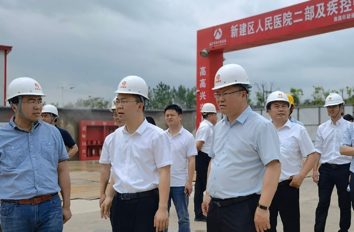 新建區(qū)委常委、常務副區(qū)長賈中強到新建區(qū)職業(yè)技術學校新校區(qū)建設項目、新建區(qū)人民醫(yī)院二部及疾控中心項目調(diào)研
